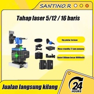 SANTINO 12/16 Lines Adjustable Laser Level 360 Rotary Indoor Outdoor Self Leveling Measuring Tool Se