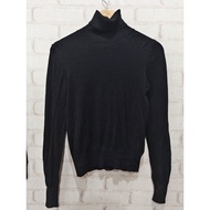 H&M Women's Black Turtleneck Shirt Size S (EUR/US S) Chest 34" Length 22"