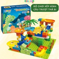 130-piece marble slide puzzle for children