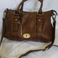 Fossil Authentic Maddox Leather Medium Espresso key ls 2nd