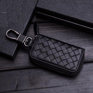 GANTUNGAN BV Genuine lambskin car and motorbike key wallet chain stnk wallet/