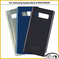New For Samsung Galaxy Note 8 N950 N950F Battery Back Cover Rear Door Note8 Glass Panel Housing Case With Adhesive Replace