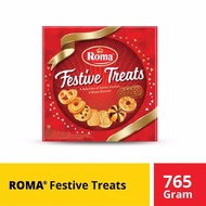Biskuit Kaleng Roma Festive Treats 765gr Distributor Snack Cemilan Makanan Ringan Termurah Terlaris