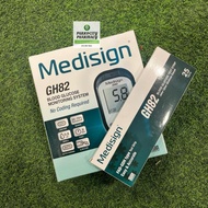 Medisign GH82 Blood Glucose Monitoring System Machine ( 10s TEST STRIP INSIDE )+ Test Strip 25s Bund