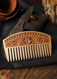 個性化髮梳，男士禮物，鬍鬚梳，老公禮物，男士配飾
