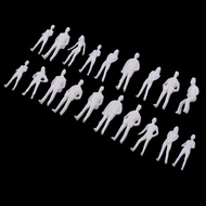 [xdnblun] 1:75 Scale Model Miniature White Figures Architecture Model Human Scale Peoples