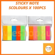 Sticky Note Memo Pad Fluorescent Note Sticker Post It Sign Here Sticky Notes