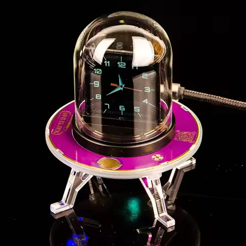 Home Decoration Multifunctional Table Clock Creative Weather Exchange Rate Clock WiFi Stock Humidity