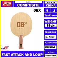 DHS Classic 08X Carbon Blade Table Tennis Blade Ping Pong carbon BAT perfect for all-round and chop 