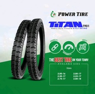 bh POWER TIRE TITAN T901; 2.50-17, 2.75-17, 3.00-17 TUBE TYPE, NYLON, 8 PLY RATING, HEAVY DUTY FOR T