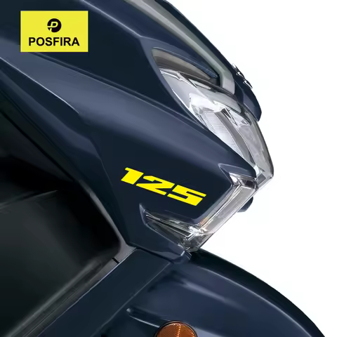 POSFIRA Motorcycle Number Sticker Vinyl Decals for Suzuki Burgman 125 Street 125 EX 125EX 2010-2026 