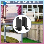 4pcs Adjustable Post Base Bracket Fit for 2x4, , 6x6 Posts-Wood Fence Post Base Support Bracket for 