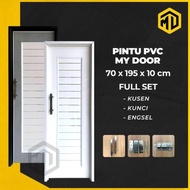 Termurah!!!! Pintu Kamar Mandi PVC Full Panel Minimalis Modern Plus