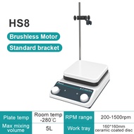 Joanlab เครื่องกวนแม่เหล็ก เครื่องผสมความร้อนหน้าจอดิจิตอลเครื่องผสมแม่เหล็กเทอร์โมสตัท5L ห้องปฏิบัต