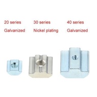1Pcs T Sliding Nut T Slot Nut T Sliding Block Square Nut Profile Nut for 20/30/40 Series Aluminium P
