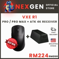 [READY STOCK] ATK VXE DRAGONFLY R1 PRO / MAX + 4K DONGLE BUNDLE | Gaming Mouse 49G PAW3395 | NexGen