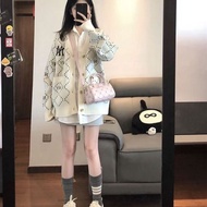 TFMG MLB High-Quality Retro Casual Loose Jacket for Men & Women - Knitwear Style