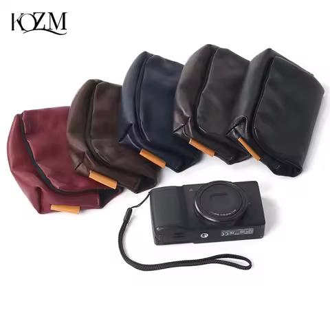 Camera Bag Soft Case Cover For Leica TG-5 H60 ZV1 Panasonic LX10 TZ90 TZ85 Nikon W300 W100 AW130 RIC