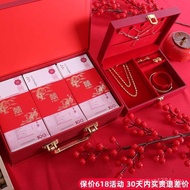 Engagement Proposal Gold Appointment Cash Box Three Gold Jewelry Box Jewelry Box Wedding Appointment