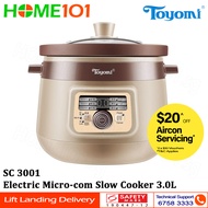 Toyomi Electric Micro-com Slow Cooker 3.0L SC 3001