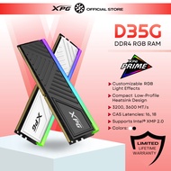 ADATA D35G RGB 3200/3600 XPG RAM - Black/White (8GB/16GB)