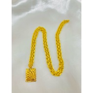 Bangkok Gold Neck Chain Anchor Neck Chain Locket