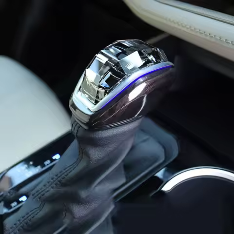 Crystal Handle Parts Gear Shift Knob Lever Stick Head Car Accessories Head With LED For Toyota RAV4 