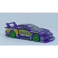 Hot Wheels Nissan S15 LBWK CUSTOM PURPLE