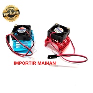 Metal alloy heatsink for brushless motor 540 550 3650 rc car 1:10