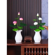 Chinese Style Buddha Table Buddha Hall Buddha Buddha Front Decorations Home Lotus Flowers Artificial