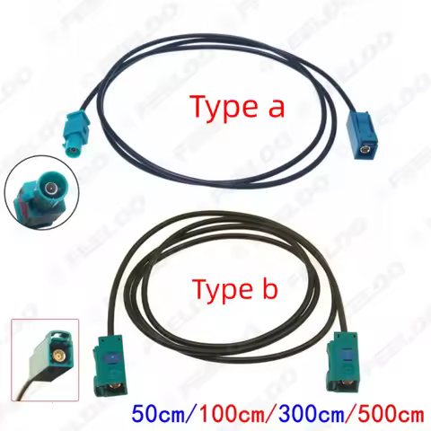 Applicable for FAKRA Z Antenna Extension Cable FM Radio Antennas Conversion Cables Male to Female Ad