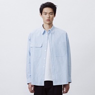 H&M | เสื้อเชิ้ตผู้ชาย Oxford ทรงหลวม สปริง