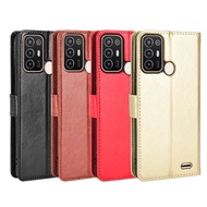 For ZTE Blade A52 Lite A73 A72 5G 4G V40 Vita Case Flip Luxury Wallet PU Leather Phone Case Cover wi