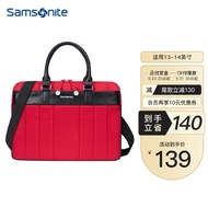Samsonite（Samsonite）Laptop Bag14Wine Red-Inch Apple Huawei Notebook Single-Shoulder Bag Protective SleeveBP5*00003 JTR8