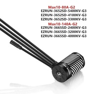 EZRUN MAX10 G2 80A/140A Waterproof Brushless Regulator 3652/3665 SD G3 Sensored Motor Power Combo Fo