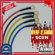 Kabel Grounding NYAF 2.5mm Plus 2 Scun Universal Kabel Negatif Positif Kabel Negatif Motor 2.5mm