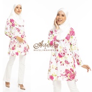Aqeela Muslimah Wear Printed Basic T-Shirt (aq983)