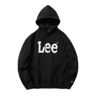 รุ่นใหม่ Lee เสื้อกันหนาวมีฮู้ดผ้าฝ้ายเทอร์รี่สำหรับฤดูใบไม้ร่วงและฤดูหนาว logo รุ่นคู่รักลำลองทรงหล