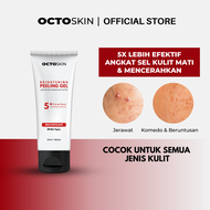 OCTOSKIN Brightening Peeling Gel 50ML - Mengangkat Sel Kulit Mati Mencerahkan Kulit