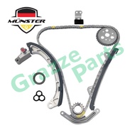 (10pc) Münster Timing Chain Kit Set 13506-BZ010 for Perodua Myvi 1.5 Lagi Best Alza Toyota Avanza 1.