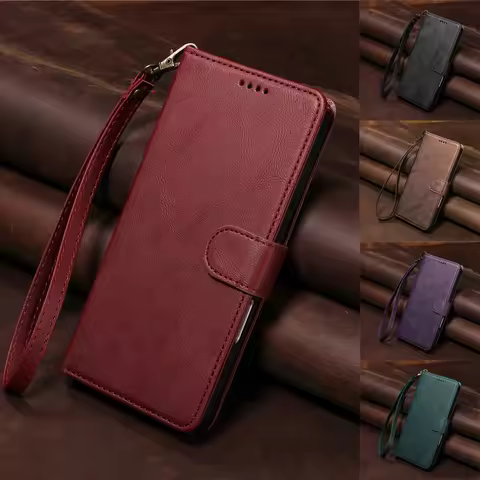 Matte Leather Magnetic Wallet Case For VIVO V70 V60 V50 V40 V30 V29E V30E SE Lite V70 FE 5G Cases Ca