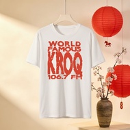 World Famous KROQ 106.7 FM T Shirt Unisex Cotton Tee For Men And Women Music Radio Station Logo Appa