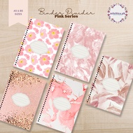 5 sheets Pink Series A5 & B5 Borderless Binder Divider | Mitchiea PH