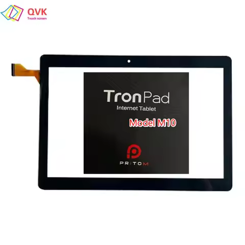 New 10.1Inch Black For Pritom TronPad M10 Kids Tablet Capacitive Touch Screen Digitizer Sensors