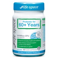 Life Space Probiotic For 60+ Years 60 Capsules