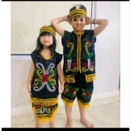 East Kalimantan Traditional Clothes Kindergarten SD // Dayak Traditional Clothes