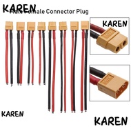 KAREN XT60 Connector Plug High Quality 12 AWG/14 AWG Wires With Silicone Wire Female / male