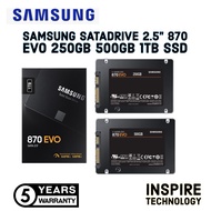 Samsung SATADrive 2.5" 870 EVO (250GB / 500GB / 1TB) SSD