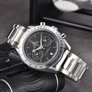 Omega OMEGA Speedmaster Series Quartz Mechanical Movement Date Display Men's Watch Rui Watch Stainless Steel Strap 3