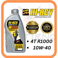 HI-REV ((Fully Synthetic)) Racing Engine Oil R1000 10W-40 (100%Original)